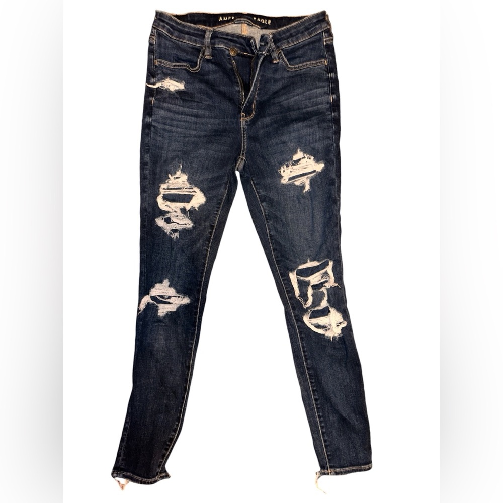 Dark blue American eagle jeggings